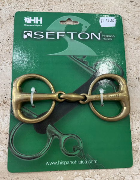 FILETE SEFTON CYPRIUM ORO OLIVA PARA BOCADO 13.5 CM